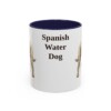 11oz Spanish Water Dog Mug, Navy, front view