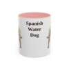 11oz Spanish Water Dog Mug, Pink, front view