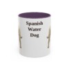 11oz Spanish Water Dog Mug, Purple, front view
