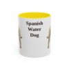 11oz Spanish Water Dog Mug, Yellow, front view