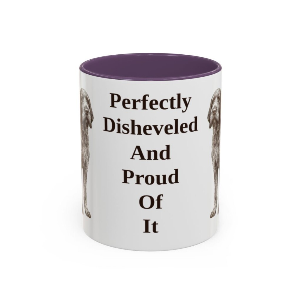 11oz-spinone-italiano-mug-humor-purple 11oz Funny Spinone Italiano Mug, Purple, front view