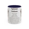 11oz Spinone Italiano Mug, Navy, front view