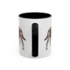 11oz Springador Mug, Black, back view