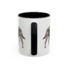 11oz Springador Mug, Black, back view