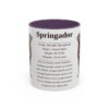 11oz Springador Mug, Purple, front view
