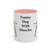11oz Funny Staffordshire Bull Terrier Mug, Pink, front view