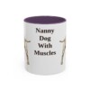 11oz Funny Staffordshire Bull Terrier Mug, Purple, front view