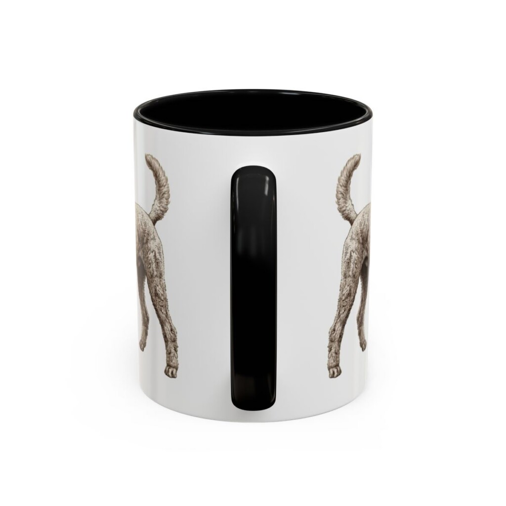 11oz-standard-poodle-mug-humor-black-back 11oz Funny Standard Poodle Mug, Black, back view