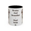 11oz-standard-poodle-mug-humor-black-front 11oz Funny Standard Poodle Mug, Black, front view