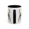11oz Standard Poodle Latin Mug, Black, back view