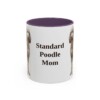 11oz-standard-poodle-mug-mom-purple 11oz Standard Poodle Dog Mom Mug, Purple, front view