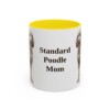 11oz-standard-poodle-mug-mom-yellow 11oz Standard Poodle Dog Mom Mug, Yellow, front view
