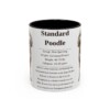 11oz-standard-poodle-mug-writeup-black-front 11oz Standard Poodle Mug, Black, front view
