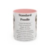 11oz-standard-poodle-mug-writeup-pink 11oz Standard Poodle Mug, Pink, front view