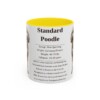 11oz-standard-poodle-mug-writeup-yellow 11oz Standard Poodle Mug, Yellow, front view
