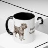 11oz Standard Schnauzer Mug, Black, lifestyle photo