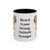 11oz Funny Standard Schnauzer Mug, Black, front view