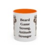 11oz Funny Standard Schnauzer Mug, Orange, front view