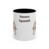11oz Sussex Spaniel Mug, Black, front view