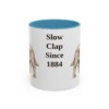11oz Funny Sussex Spaniel Mug, Light Blue, front view