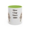 11oz Funny Sussex Spaniel Mug, Light Green, front view