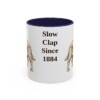 11oz Funny Sussex Spaniel Mug, Navy, front view