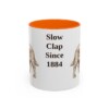 11oz Funny Sussex Spaniel Mug, Orange, front view