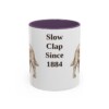 11oz Funny Sussex Spaniel Mug, Purple, front view