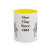 11oz Funny Sussex Spaniel Mug, Yellow, front view