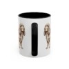 11oz Sussex Spaniel Latin Mug, Black, back view