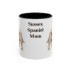 11oz Sussex Spaniel Dog Mom Mug, Black, front view
