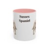 11oz Sussex Spaniel Mug, Pink, front view