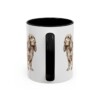 11oz Sussex Spaniel Mug, Black, back view
