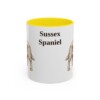 11oz Sussex Spaniel Mug, Yellow, front view