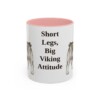 11oz-swedish-vallhund-mug-humor-pink 11oz Funny Swedish Vallhund Mug, Pink, front view
