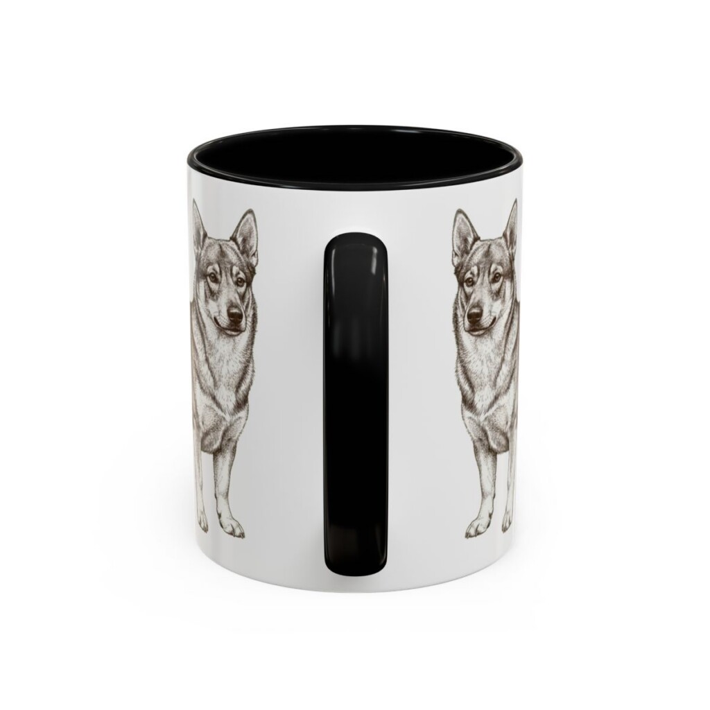 11oz-swedish-vallhund-mug-latin-black-back 11oz Swedish Vallhund Latin Mug, Black, back view