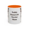 11oz-teddy-roosevelt-terrier-mug-mom-orange 11oz Teddy Roosevelt Terrier Dog Mom Mug, Orange, front view