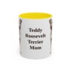 11oz-teddy-roosevelt-terrier-mug-mom-yellow 11oz Teddy Roosevelt Terrier Dog Mom Mug, Yellow, front view