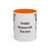 11oz-teddy-roosevelt-terrier-mug-orange 11oz Teddy Roosevelt Terrier Mug, Orange, front view