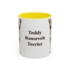11oz-teddy-roosevelt-terrier-mug-yellow 11oz Teddy Roosevelt Terrier Mug, Yellow, front view