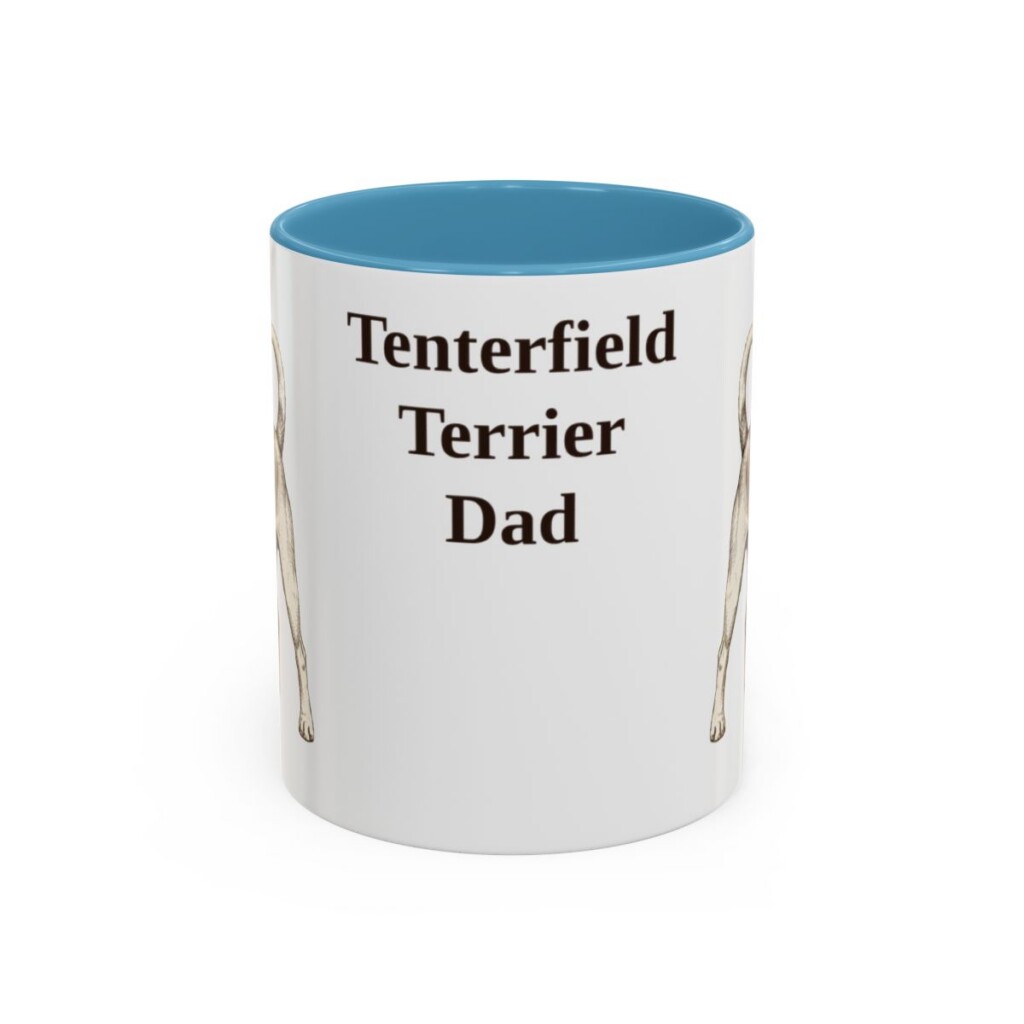 11oz-tenterfield-terrier-mug-dad-light-blue 11oz Tenterfield Terrier Dog Dad Mug, Light Blue, front view