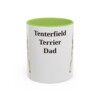 11oz-tenterfield-terrier-mug-dad-light-green 11oz Tenterfield Terrier Dog Dad Mug, Light Green, front view