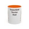 11oz-tenterfield-terrier-mug-dad-orange 11oz Tenterfield Terrier Dog Dad Mug, Orange, front view