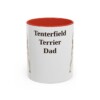 11oz-tenterfield-terrier-mug-dad-red 11oz Tenterfield Terrier Dog Dad Mug, Red, front view