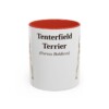 11oz Tenterfield Terrier Latin Mug, Red, front view