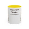 11oz Tenterfield Terrier Latin Mug, Yellow, front view