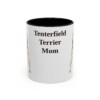 11oz Tenterfield Terrier Dog Mom Mug, Black, front view