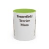 11oz Tenterfield Terrier Dog Mom Mug, Light Green, front view