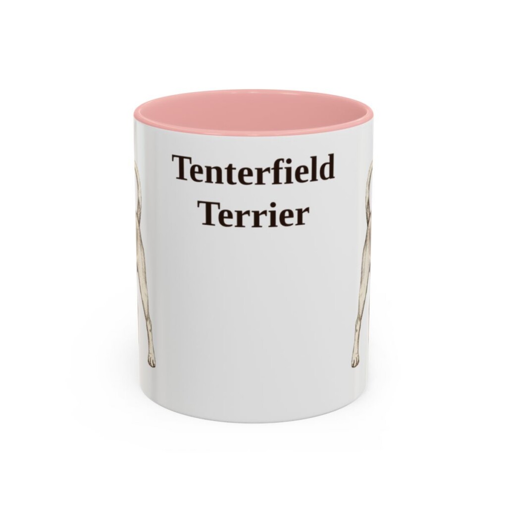11oz-tenterfield-terrier-mug-pink 11oz Tenterfield Terrier Mug, Pink, front view