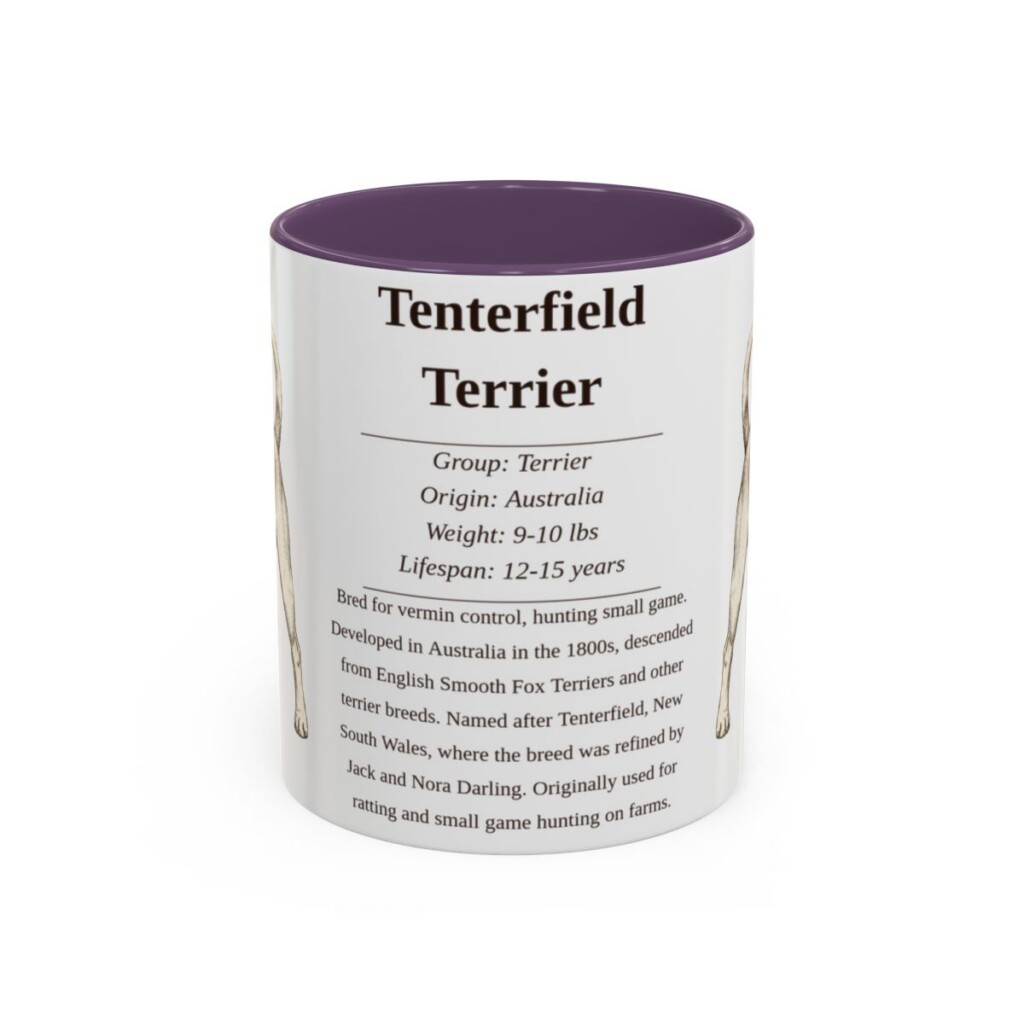 11oz-tenterfield-terrier-mug-writeup-purple 11oz Tenterfield Terrier Mug, Purple, front view